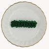Barrettes:Fan Out, Dark Emerald 2" [ea]