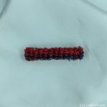 Barrettes:Tri Peaks Red Azuro 2" [ea]