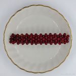 Barrettes:Tiny Bubbles, Ruby 3" [ea]
