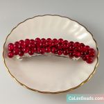 Barrettes:Bubbles, Ruby Red 3" [ea]