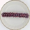 Barrettes:Limited Edition, Fresh Water Pearl Dark Magenta 3" [ea]