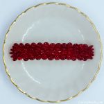 Barrettes:Fan Out, Siam Ruby 3" [ea]