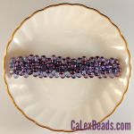 Barrettes:Tiny Bubbles, Amethyst Luster 3" [ea]