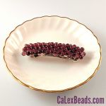 Barrettes:Tiny Bubbles, Amethyst 2" [ea]