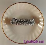 Barrettes:Fan Out, Silver 2" [ea]