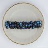 Barrettes:Bubbles, Black Frosted Rainbow 3" [ea]