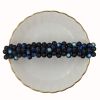Barrettes:Bubbles, Black Frosted Rainbow 4" [ea]