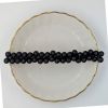 Barrettes:Bubbles, Black Matte 4" [ea]