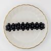 Barrettes:Bubbles, Black Matte 3" [ea]