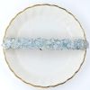 Barrettes:Rock Candy, Aquamarine (Lg Stone) 4" [ea]
