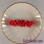 Barrettes:Twiggy Collection, Red 2" [ea]