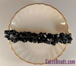 Barrettes:Rock Candy, Black Stone 4" [ea]