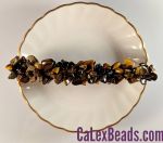 Barrettes:Rock Candy, Tiger Eye 4" [ea]