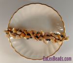 Barrettes:Rock Candy, Brown Trochius w/Hematite 4" [ea]