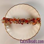 Barrettes:Rock Candy, Carnelian 4" [ea]