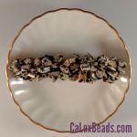 Barrettes:Rock Candy, Dalmatian Jasper 3" [ea]