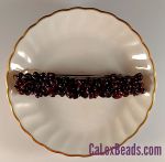 Barrettes:Rock Candy, Garnet 3" [ea]