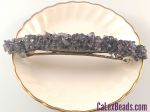 Barrettes:Rock Candy, Iolite 4" [ea]
