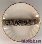 Barrettes:Rock Candy, Labradorite Blue Flash 3" [ea]
