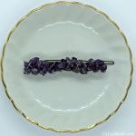 Magali Hair Clip, 2.75": Amethyst