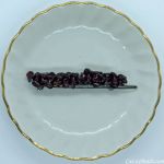 Magali Hair Clip, 2.75": Garnet