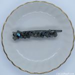 Magali Hair Clip, 2.75": Labradorite