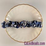 Barrettes:Rock Candy, Sodalite 4" [ea]