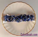 Barrettes:Rock Candy, Sodalite (Large Stone) 3" [ea]