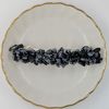 Barrettes:Rock Candy, Snowflake Obsidian 3" [ea]