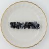 Barrettes:Rock Candy, Snowflake Obsidian 2" [ea]