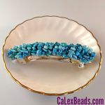 Barrettes:Rock Candy, Turquoise 3" [ea]
