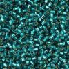 Delica 11/0:1208 Caribbean Teal, Silver Lined [5g]