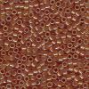Miyuki 11/0 Delica Color #1733:Dark Peach Lined Opal AB [5g]