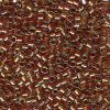 Miyuki 11/0 Delica Color #1735:Sparkling Dark Topaz Lined Chartreuse AB [5g]