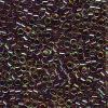 Miyuki 11/0 Delica Color #1740:Dark Amethyst Lined Chartreuse AB [5g]