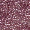 Miyuki 11/0 Delica Color #1745:Sparkling Antique Rose Lined Crystal AB [5g]