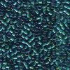 Miyuki 11/0 Delica Color #1764:Emerald Lined Aqua AB [5g]