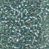 Miyuki 11/0 Delica Color #1767:Sparkling Aqua Green Lined Crystal AB [5g]
