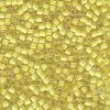 Miyuki 11/0 Delica Color #1776:White Lined Yellow AB [5g]
