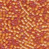 Miyuki 11/0 Delica Color #1777:White Lined Orange AB [5g]