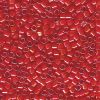 Miyuki 11/0 Delica Color #1780:White Lined Flame Red AB [5g]