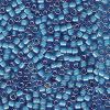 Miyuki 11/0 Delica Color #1783:White Lined Capri Blue AB [5g]