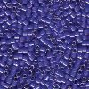 Miyuki 11/0 Delica Color #1785:White Lined Cobalt AB [5g]