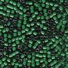 Miyuki 11/0 Delica Color #1788:White Lined Emerald AB [5g]