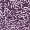 Miyuki 11/0 Delica Color #1789:White Lined Amethyst AB [5g]