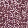Miyuki 11/0 Delica Color #1791:White Lined Smoky Amethyst AB [5g]