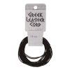 Supplies:1.5mm Greek Leather Cord, Dark Brown [ea]