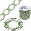 Aluminum Chain:14x9mm Lime Green [per ft]