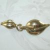 Findings:29mm Leaf Hook & Eye Clasp [1]