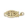 14kt Gold Fill:5x12mm Filigree Oval Clasp [1]